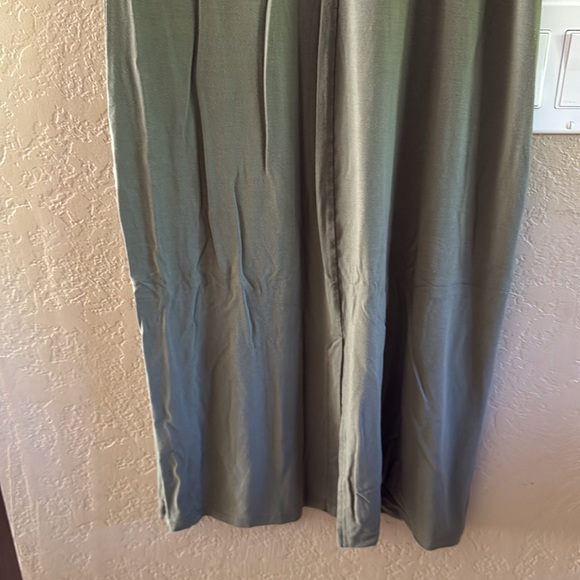 Banana Republic Women’s V neck Tshirt Dress Sleeveless Color Olive Size … - Picture 6 of 13